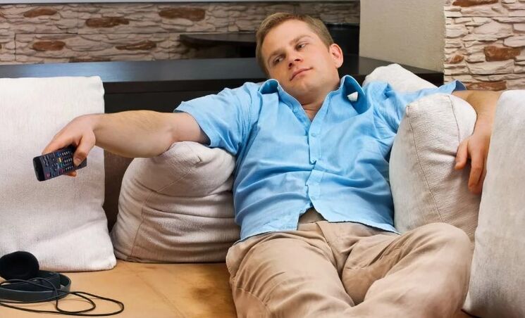 An inactive lifestyle is the cause of prostatitis