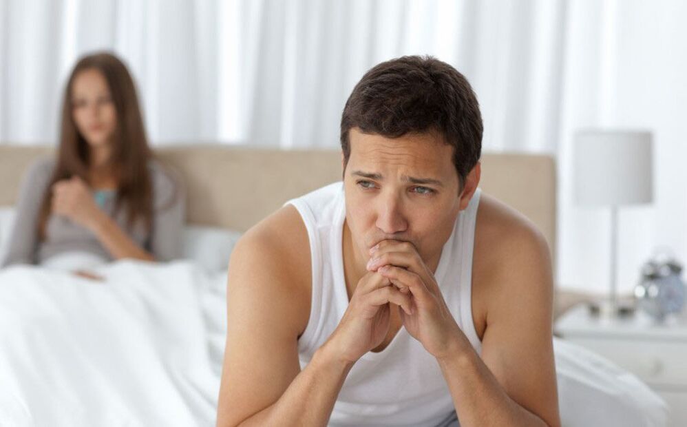 Weak potency in men with prostatitis